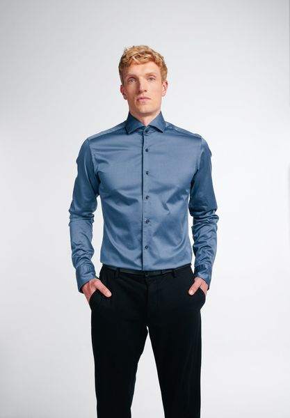 Eterna Langarmhemd "SLIM FIT" EASY IRON (bügelleicht) günstig online kaufen