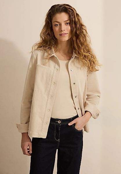 Cecil Cordjacke ohne Kapuze aus Baumwolle mit Stretchanteil günstig online kaufen