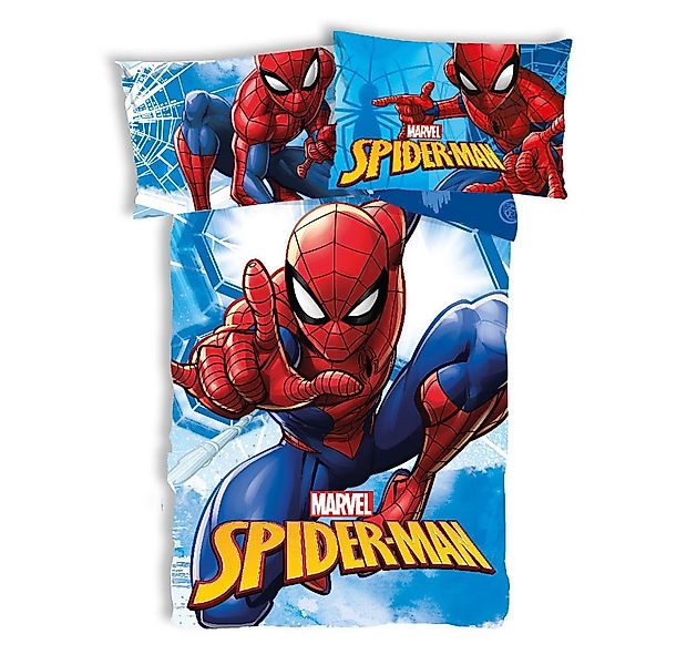 Spiderman Kinderbettwäsche Spiderman Webmaze Kinderbettwäsche 100×135cm, 40 günstig online kaufen