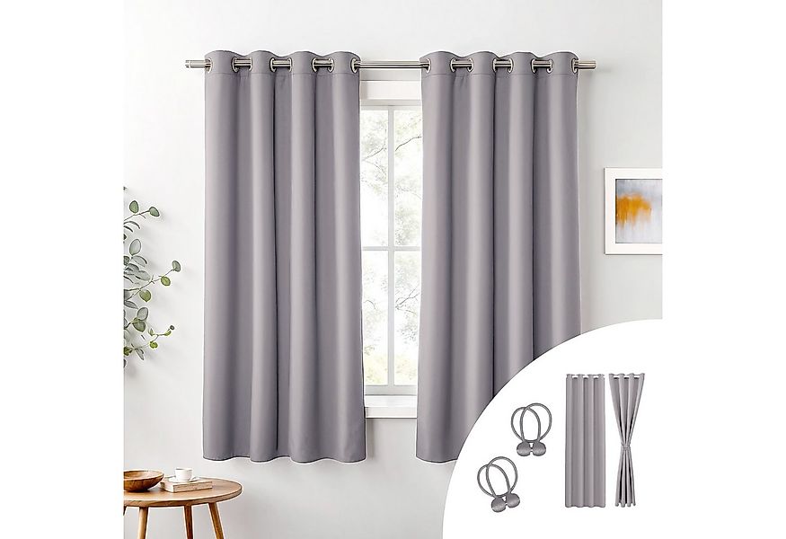 Cozyor Verdunkelungsvorhang 2er-Set inkl. 2 Magnethalter, thermoisolierend, günstig online kaufen