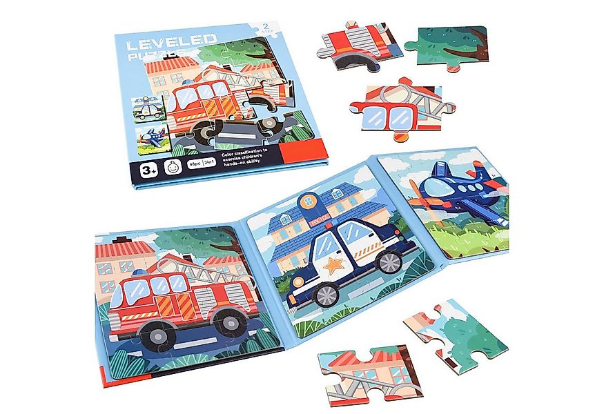 CLTYQ Steckpuzzle Magnetische Puzzle für Kinder, 25-30-42 Teile Kinderpuzzl günstig online kaufen