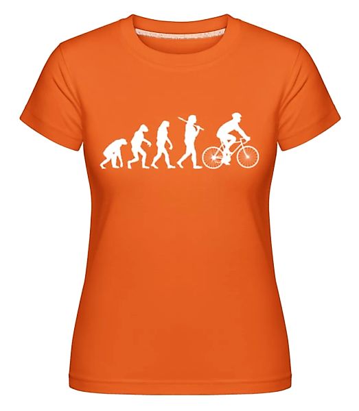 Evolution Of Cycling · Shirtinator Frauen T-Shirt günstig online kaufen
