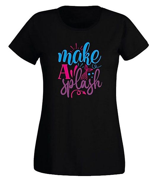 G-graphics T-Shirt Damen T-Shirt - Make a splash Slim-fit, mit trendigem Fr günstig online kaufen
