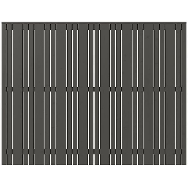 Sichtschutzzaun Tangent Nadelholz Umbragrau 180 cm x 140 cm günstig online kaufen