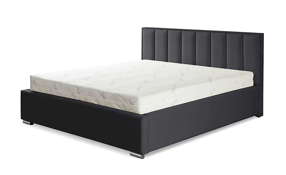 Polsterbett mit Bettkasten Hugo ¦ schwarz ¦ Maße (cm): H: 110 Betten > Komf günstig online kaufen