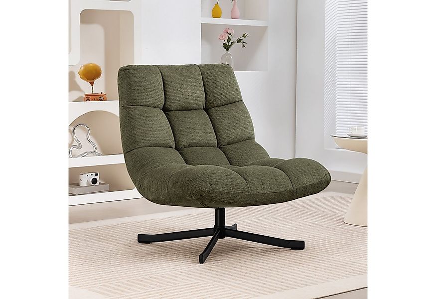 HOMCOM Relaxsessel mit Breiter Sitzfläche, wasserabweisend Chenille-Optik, günstig online kaufen