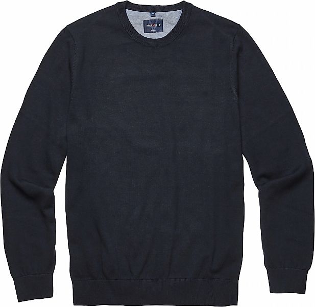 MARVELIS Strickpullover Rundhals, Baumwolle, regular fit günstig online kaufen