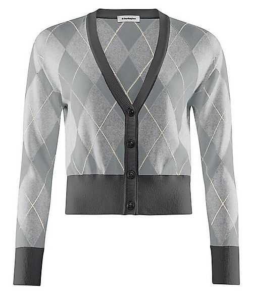 Burlington Strickjacke Argyle (1-tlg) mit weicher Baumwolle günstig online kaufen