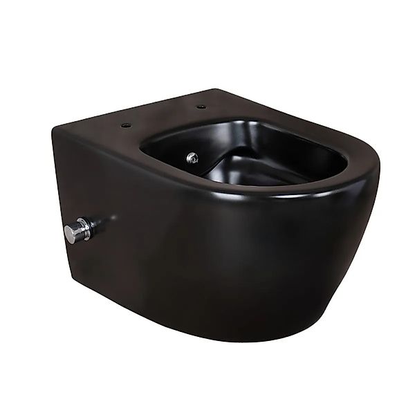 Belvit Spülrandloses Wand-WC Taharet/Bidet/Dusch-WC Kalt/-Warmwasserarmatur günstig online kaufen