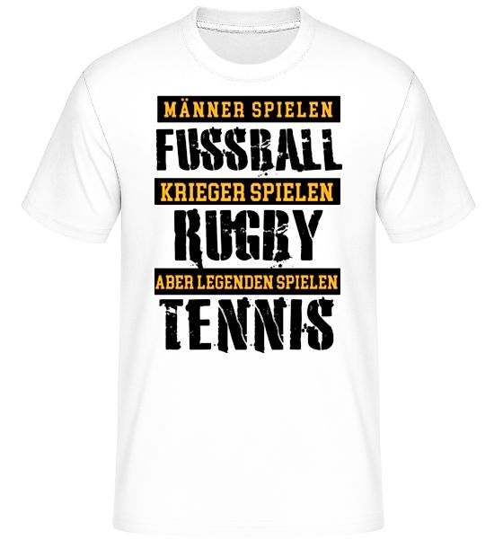 Legenden Spielen Tennis · Shirtinator Männer T-Shirt günstig online kaufen