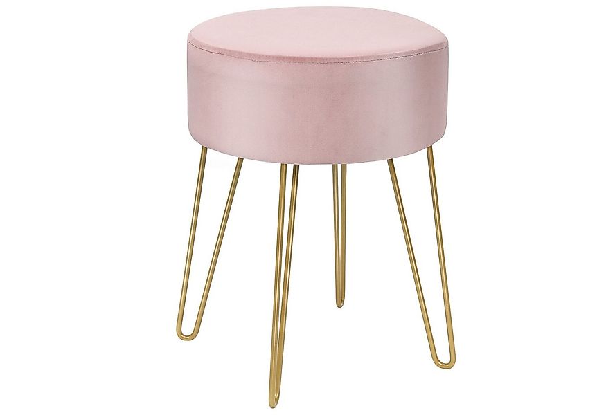 COSTWAY Sitzhocker, mit Metallbeinen, bis 100kg, 34 x 46 cm günstig online kaufen