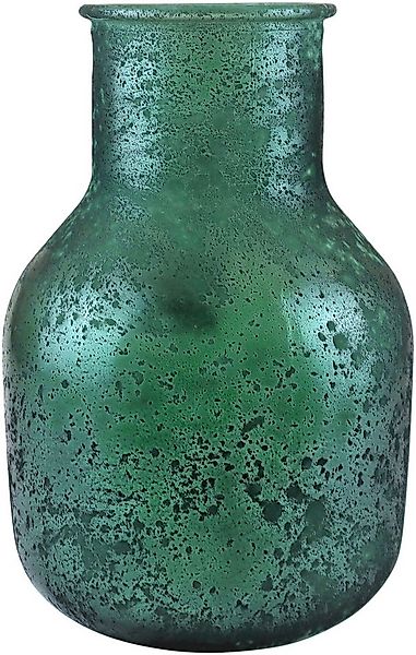 AM Design Dekovase aus recyceltem, mattem grünem Glas, sorgt für eine stilv günstig online kaufen