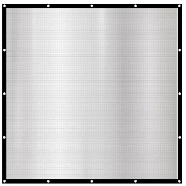 AMANKA Sonnensegel 99% Schattennetz 2x2m Alu günstig online kaufen