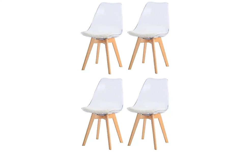 Stuhl 4er-Set  Carmen ¦ weiß ¦ Maße (cm): B: 49 H: 84 Stühle > Esszimmerstü günstig online kaufen