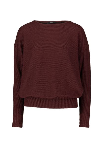 Zero Kurzarmshirt Damen Jerseyshirt strukturiert langarm günstig online kaufen