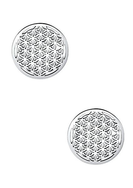 Hey Happiness Paar Ohrstecker Blume des Lebens, wasserfest, Edelstahl Damen günstig online kaufen