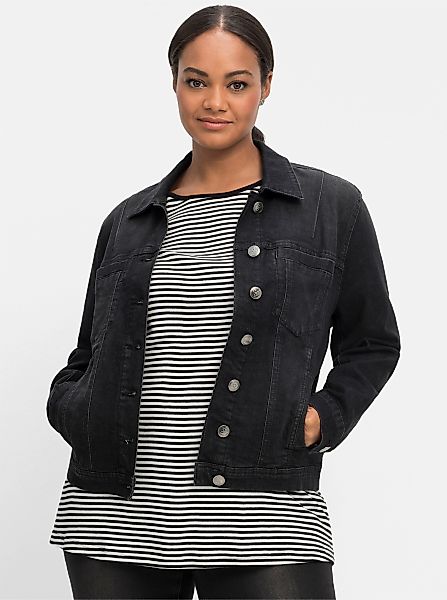 Sheego Allwetterjacke Jeansjacke günstig online kaufen