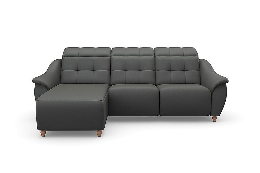 Home affaire Ecksofa »Boston L-Form«, (2 St.), Kopfteilverstellung an jeder günstig online kaufen