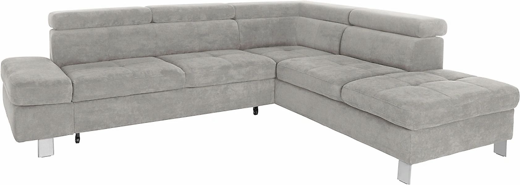 exxpo - sofa fashion Ecksofa "Fiji, L-Form" mit Kopf- bzw. Rückenverstellun günstig online kaufen