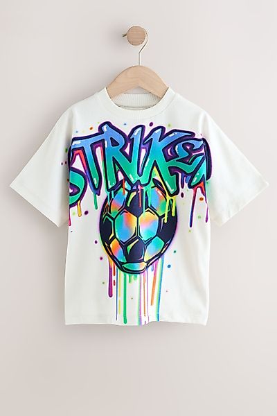 Next Print-Shirt Relaxed Fit Kurzarm-T-Shirt mit günstig online kaufen