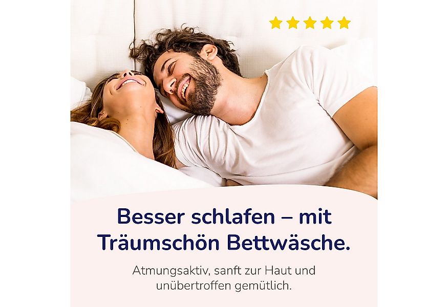Träumschön Bettwäsche Premium Mako-Satin 135x200 oder 155x220 cm, Hang Loos günstig online kaufen