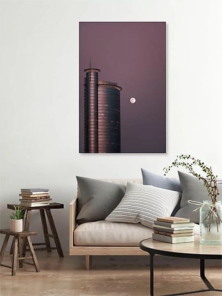 Poster / Leinwandbild - Full Moon günstig online kaufen