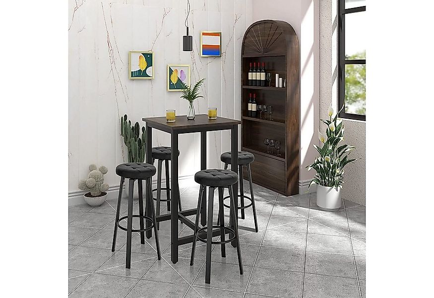 Woltu Barhocker (2 St), mit drehbarem Sitz Φ 35,5 cm, gepolsterer Hocker günstig online kaufen