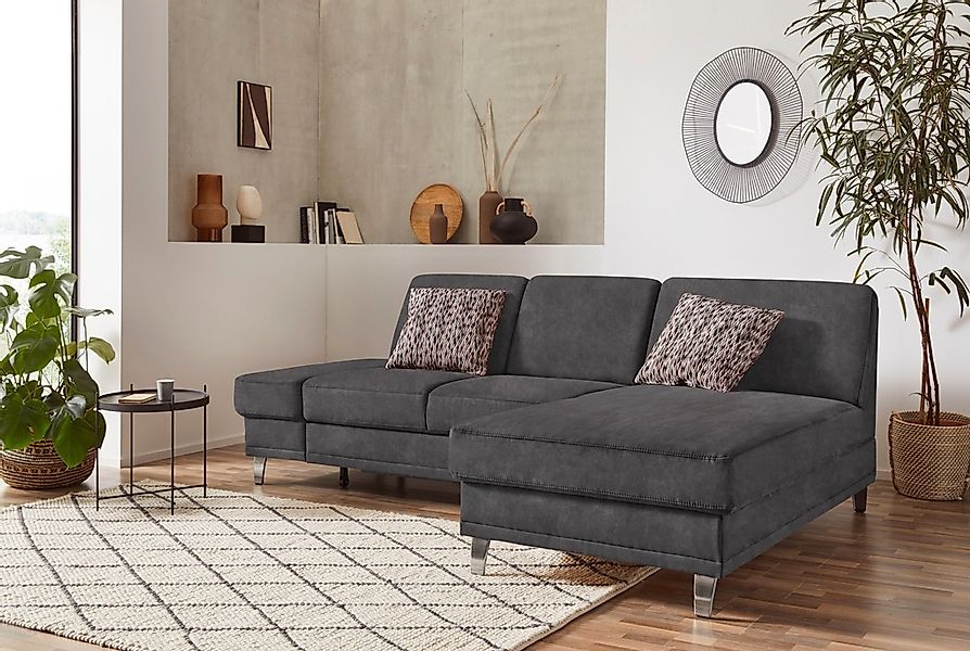 sit&more Ecksofa "Clio L-Form", wahlweise mit Bettfunktion oder Vorziehsitz günstig online kaufen