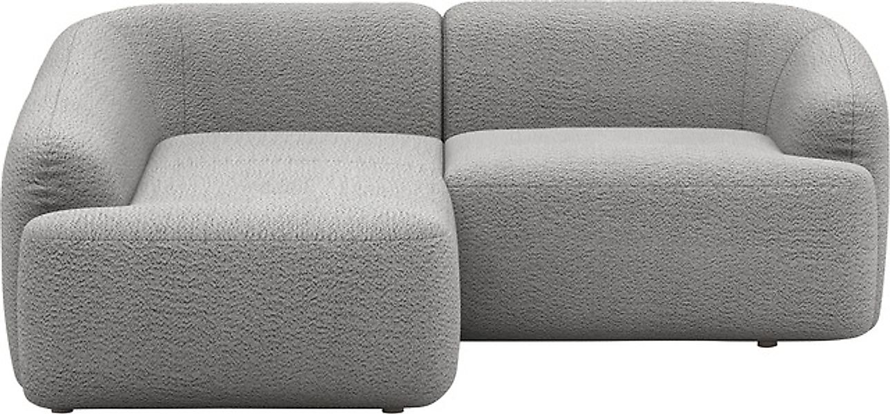 INOSIGN Ecksofa »Nergal, kompakte Stellmaße, Breite 216cm, organisches Desi günstig online kaufen