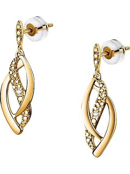 CHRIST Paar Ohrstecker CHRIST Damen-Ohrstecker 375er Gelbgold Diamant günstig online kaufen