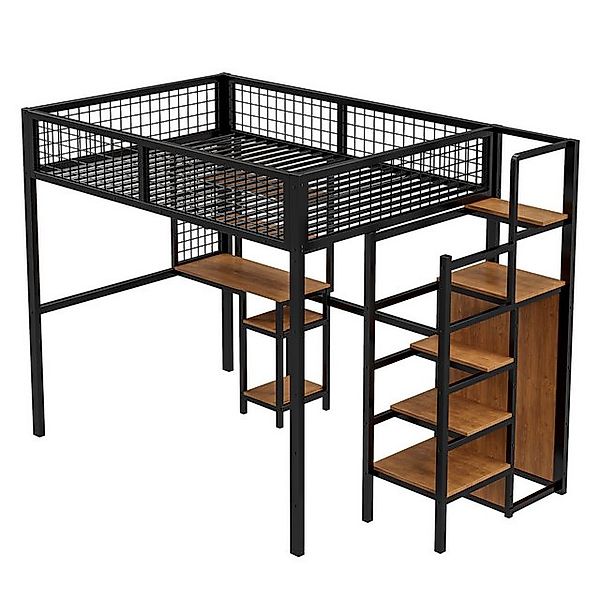 HAUSS SPOLE Metallbett 140x200 mit Sicherheitsleiter, Kleiderschrank, Compu günstig online kaufen