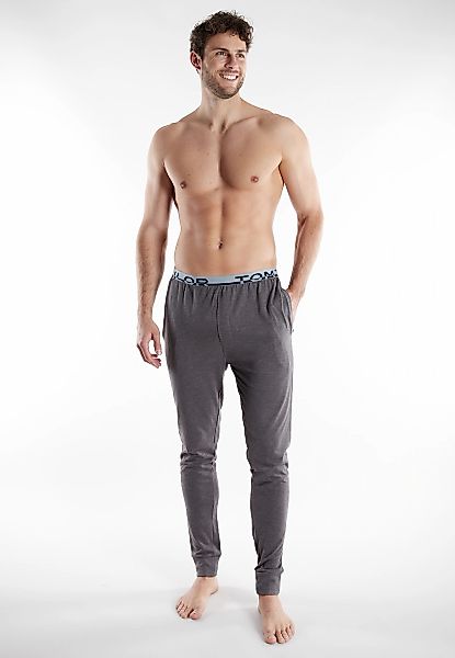 TOM TAILOR Pyjamahose "Brügge" Logobund, schmaler Fit, Seitentaschen, atmun günstig online kaufen