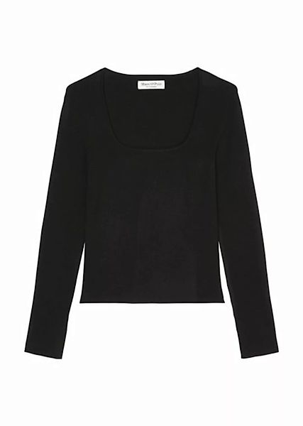 Marc O'Polo Rundhalspullover Pullover, longsleeve, carrée neckli günstig online kaufen