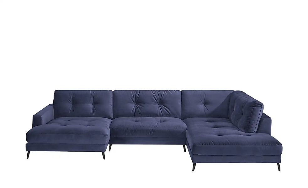 Jette Home Wohnlandschaft aus Samt Jette Return  ¦ blau ¦ Maße (cm): B: 359 günstig online kaufen
