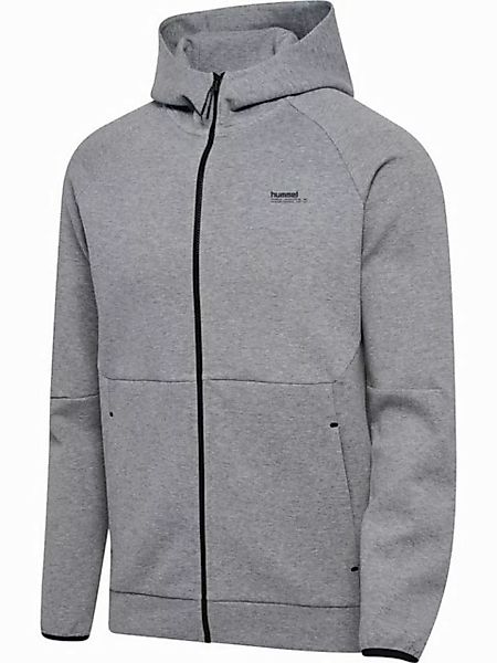 hummel Kapuzensweatshirt hmlTECH FLEECE REGULAR ZIP HOO GREY MELANGE günstig online kaufen