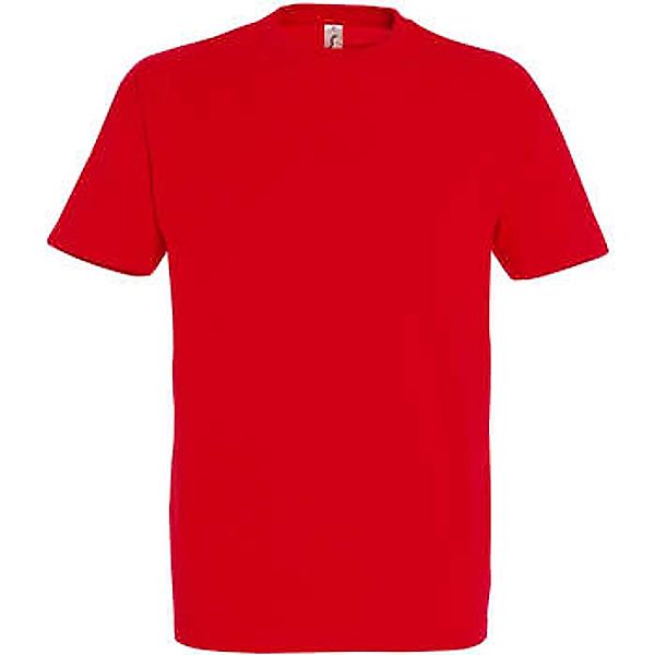 Sols  T-Shirt IMPERIAL camiseta color Rojo-100% algodón semi-peinado günstig online kaufen