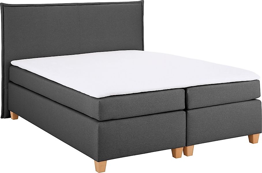 Home affaire Boxspringbett "Houssay", inkl. Topper, 5 Breiten, 2 Härtegrade günstig online kaufen
