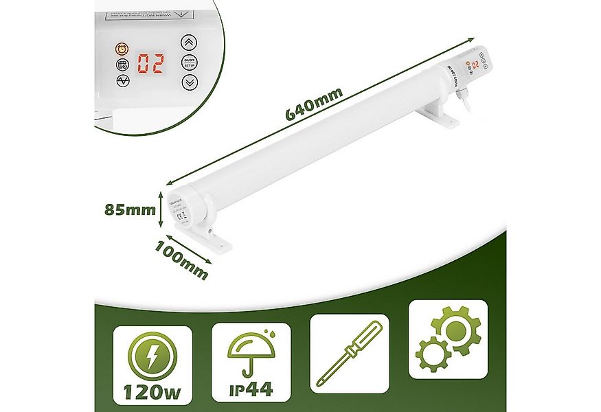 Clanmacy Heizgerät Gewächshausheizung mit Temperaturregler Elektrische Stab günstig online kaufen