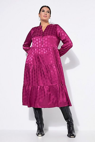 Studio Untold Midikleid Maxikleid glänzend moderner Jacquard günstig online kaufen