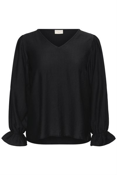 KAFFE Curve Langarmbluse Langarm-Bluse KCrya Große günstig online kaufen