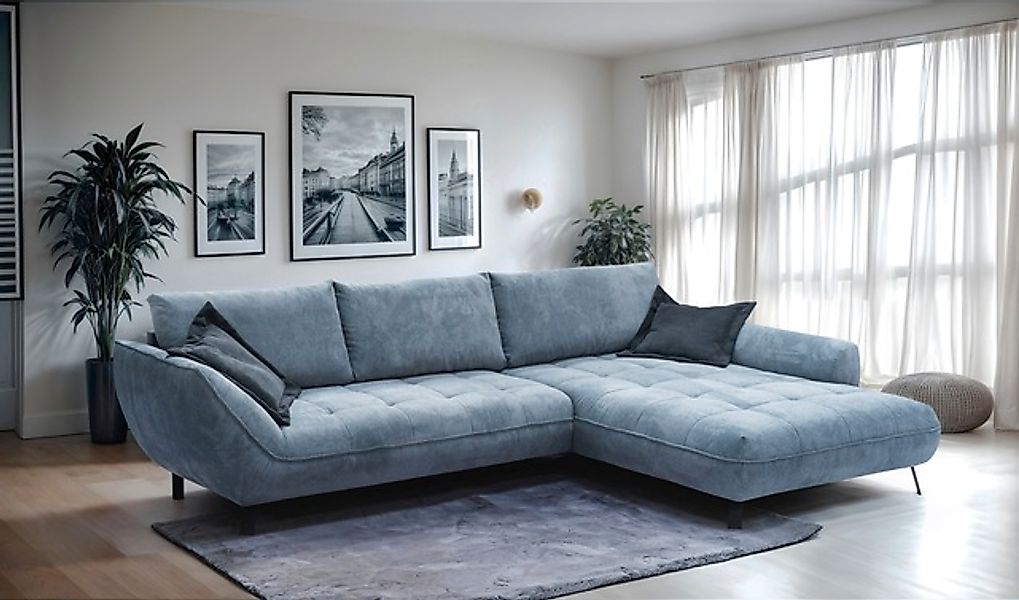 exxpo - sofa fashion Ecksofa »Biarritz modern und elegantes Mega Sofa mit t günstig online kaufen