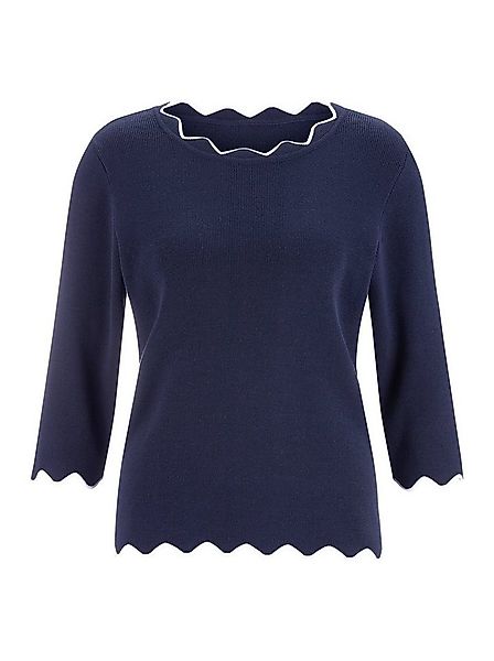 Witt Strickpullover Pullover 3/4-Arm Milanorib günstig online kaufen