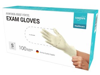 EUROPAPA Einweghandschuhe 100x Vinylhandschuhe Einweghandschuhe (Untersuchu günstig online kaufen