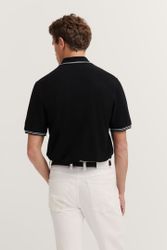bugatti Poloshirt mit Kontraststreifen und Bruststickerei günstig online kaufen