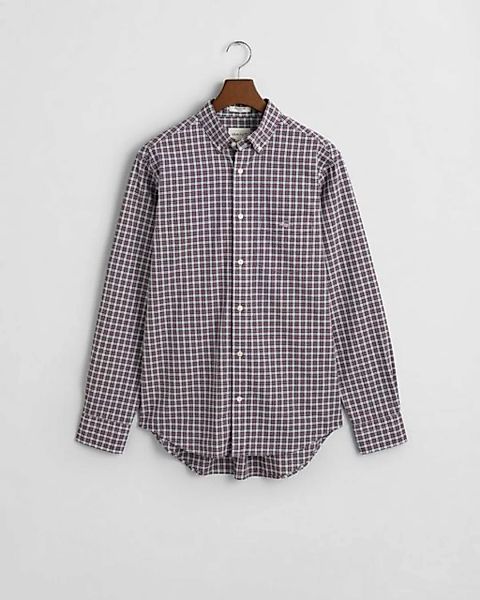 Gant Blusenshirt REG POPLIN SMALL CHECK SHIRT, PLUMPED RED günstig online kaufen