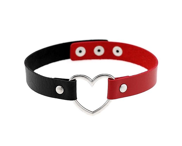 Metamorph Textilband Halsband Red Heart, Größenverstellbarer Halsschmuck fü günstig online kaufen