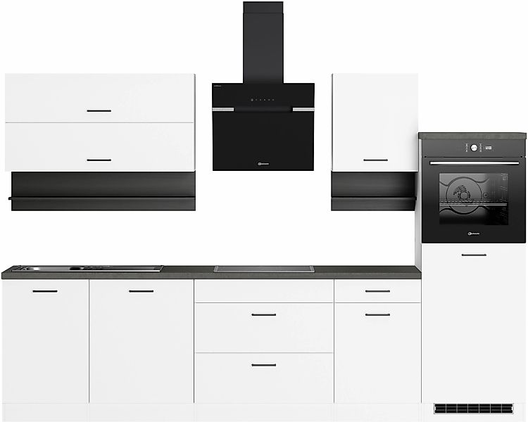 KOCHSTATION Küchenzeile "Betty", Breite 300 cm, mit E-Geräten von Bauknecht günstig online kaufen