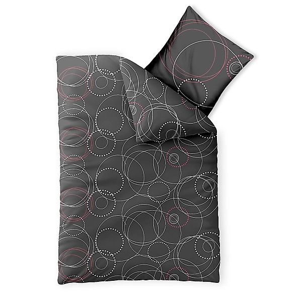 aqua-textil Bettwäsche Trend Bettgarnitur Renforcé Reißverschluss günstig online kaufen