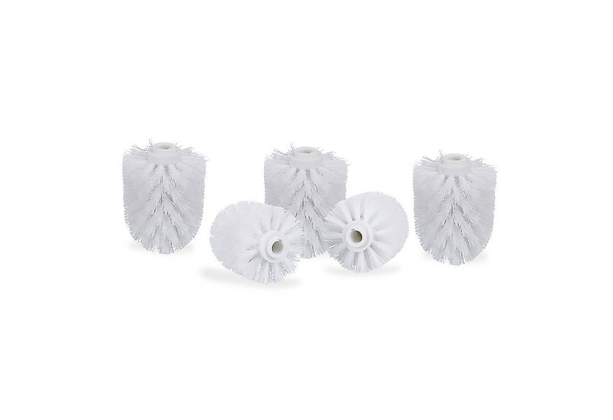 relaxdays Badezimmer-Set WC Bürstenkopf Ersatz-Set 12 mm D = 8 cm, weiß günstig online kaufen