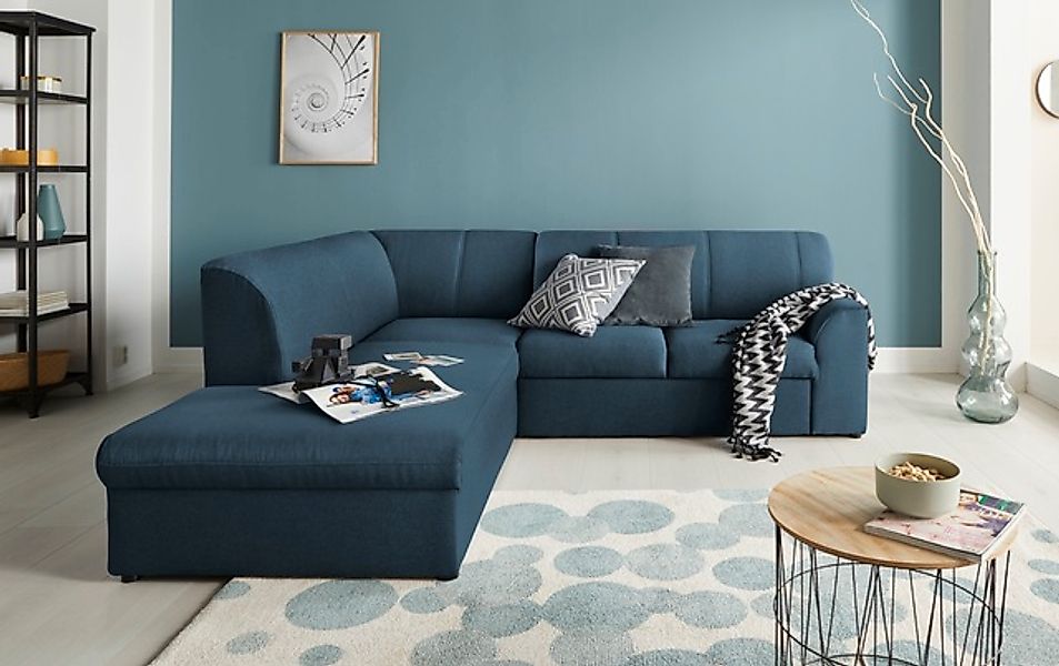 DOMO collection Ecksofa »Topper zeitlos elegant, kompakte Stellmaße, OTTOs günstig online kaufen